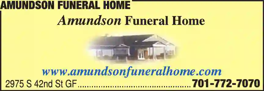 Funeral Homes & Directors print ad for Amundson Funeral Home