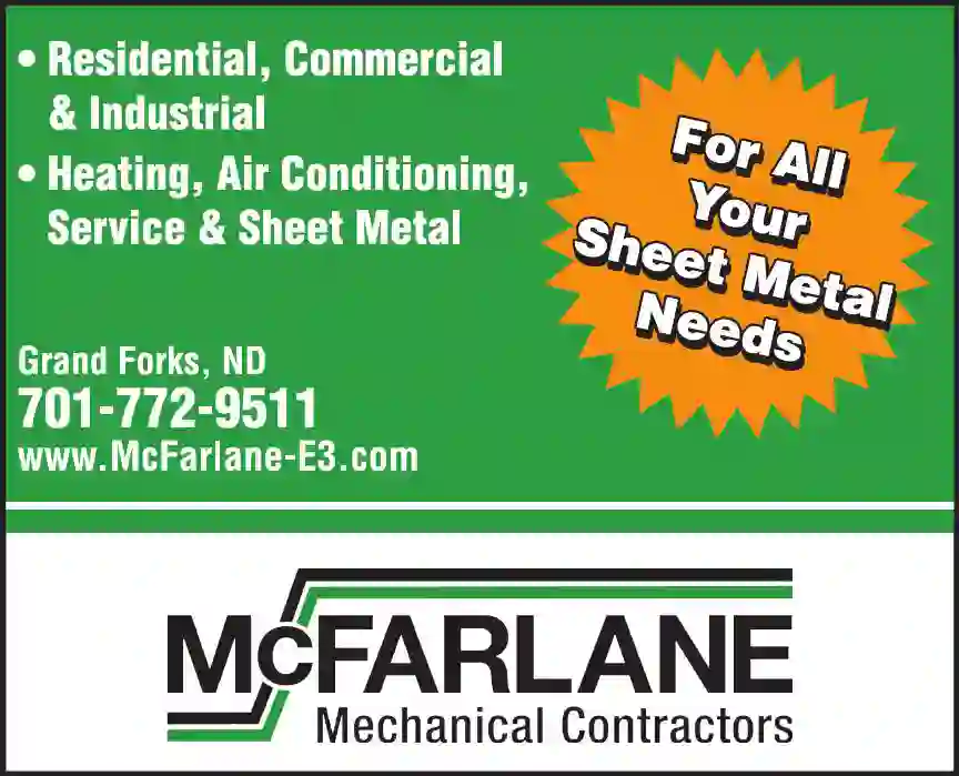 Sheet Metal Work print ad for McFarlane Inc