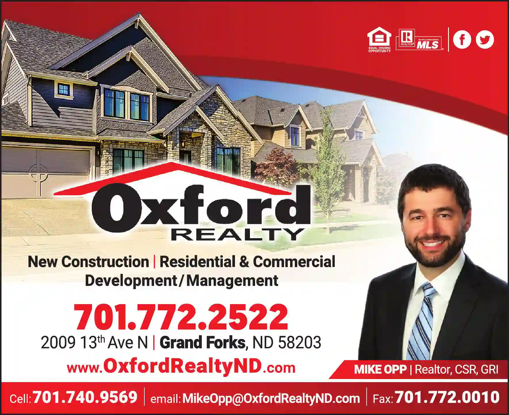 Real Estate print ad for Oxford Realty