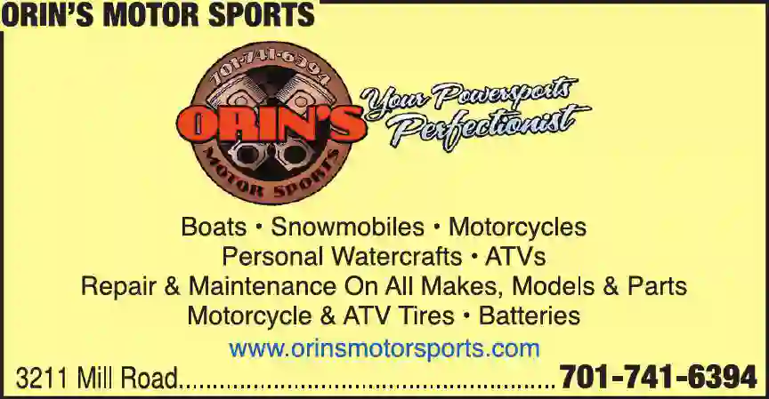 Boat Dealers Equipment & Supplies print ad for Orin's Motor Sports