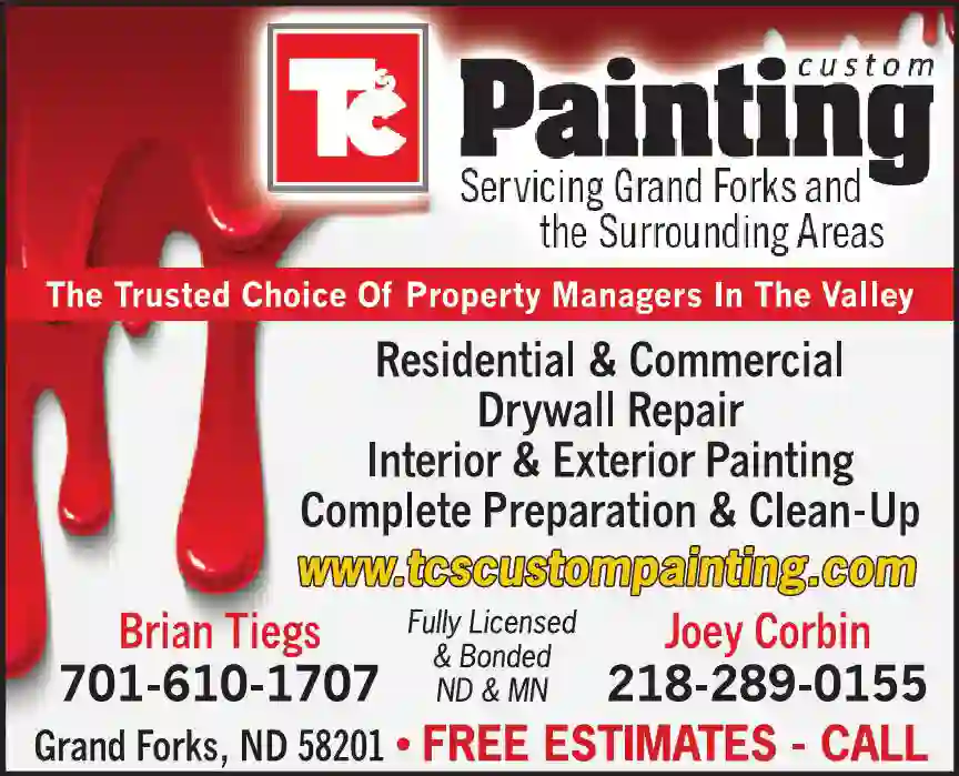 Painting Contractors print ad for TC's Custom Painting & Decorating