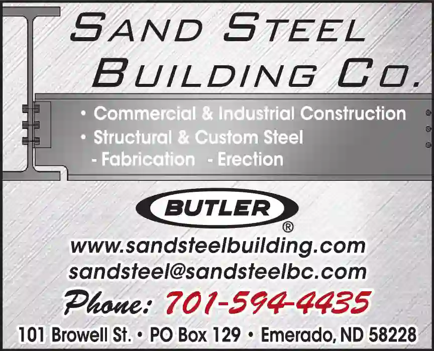 Buildings - Metal print ad for Sand Steel Building Co