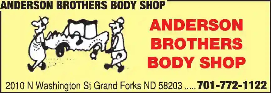 Auto Body Repair & Paint print ad for Anderson Brothers Body Shop