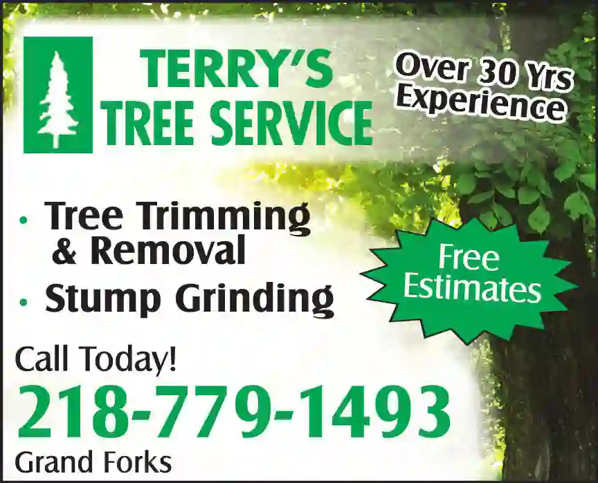 Tree Service print ad for Terry's Tree Service