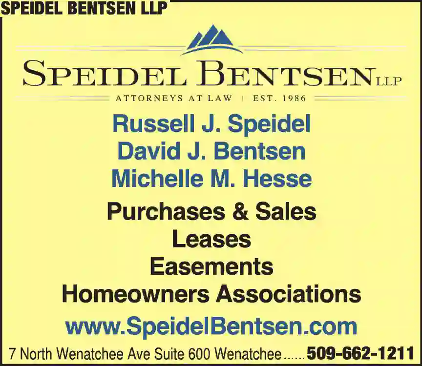 Attorneys - Real Estate print ad for Speidel Bentsen LLP