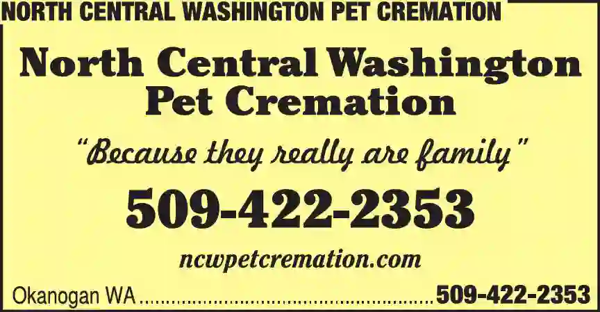 Cremation Services print ad for North Central Washington Pet Cremation
