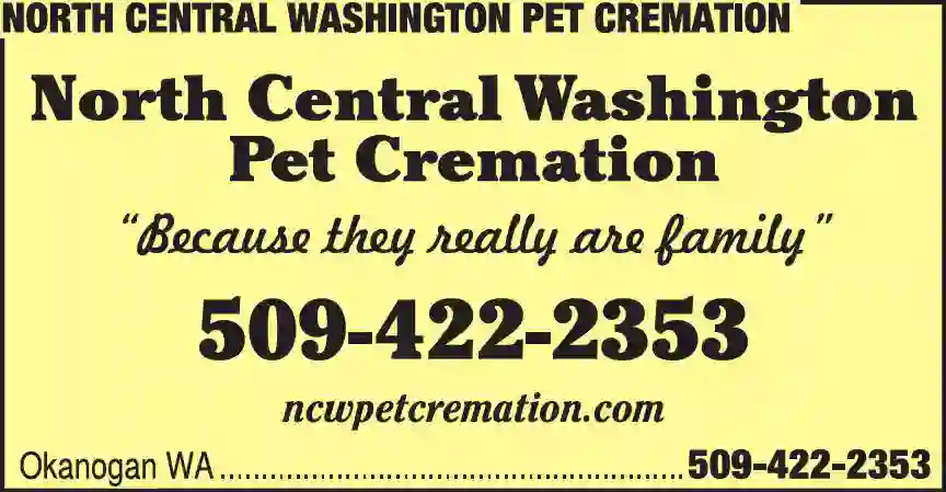 Pet Cemeteries, Crematories & Supplies print ad for North Central Washington Pet Cremation