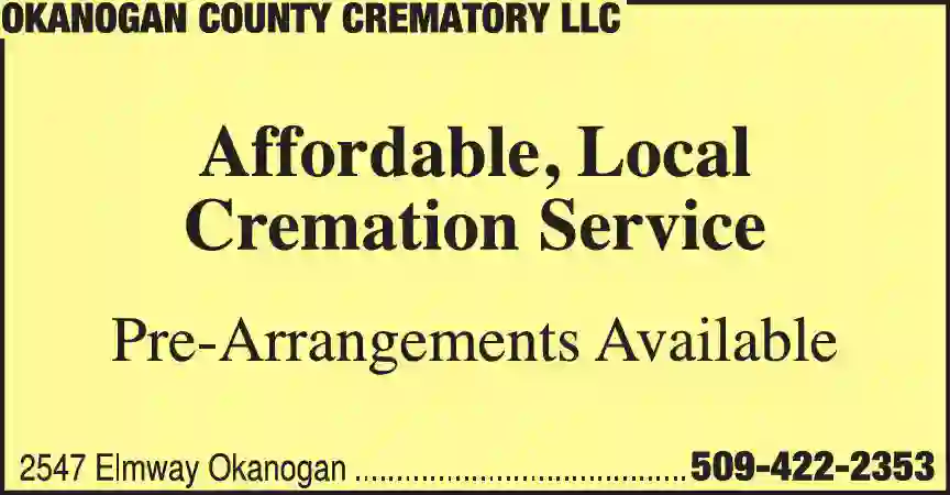 Cremation Services print ad for Okanogan County Crematory LLC
