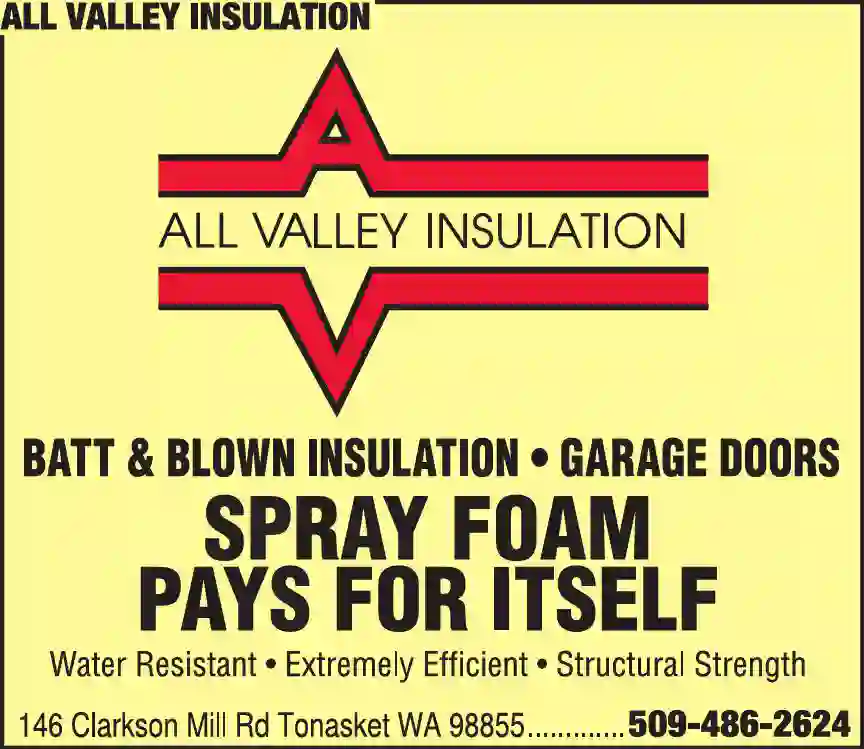 Insulation Contractors print ad for All Valley Insulation