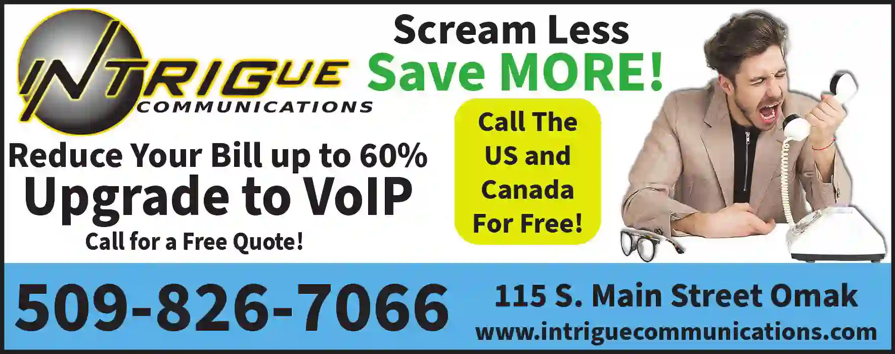 Telecommunication Equipment & Systems - Dealers print ad for Intrigue Communications