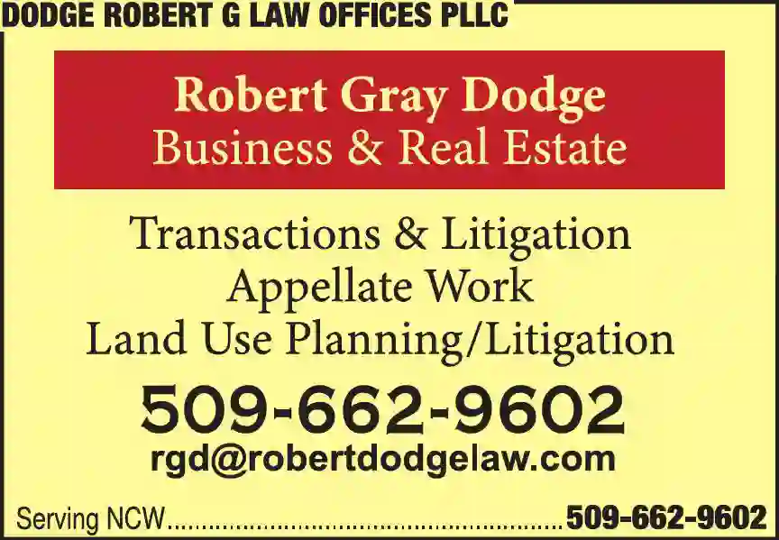 Attorneys - Business Corporation & Partnership print ad for Dodge Robert G Law Offices PLLC