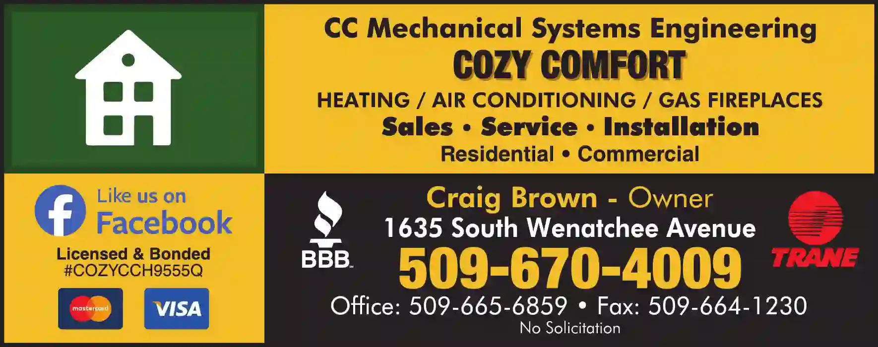 Fireplaces print ad for Cozy Comfort