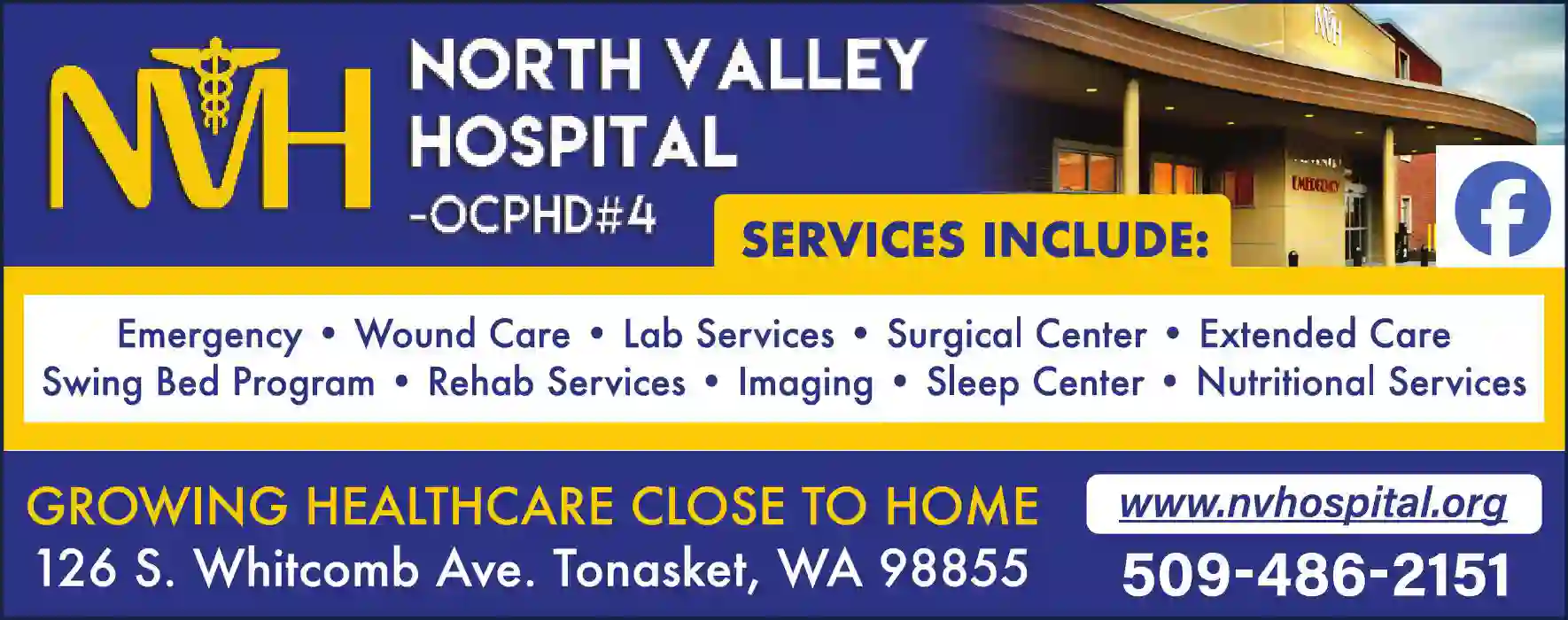 Hospitals print ad for North Valley Hospital