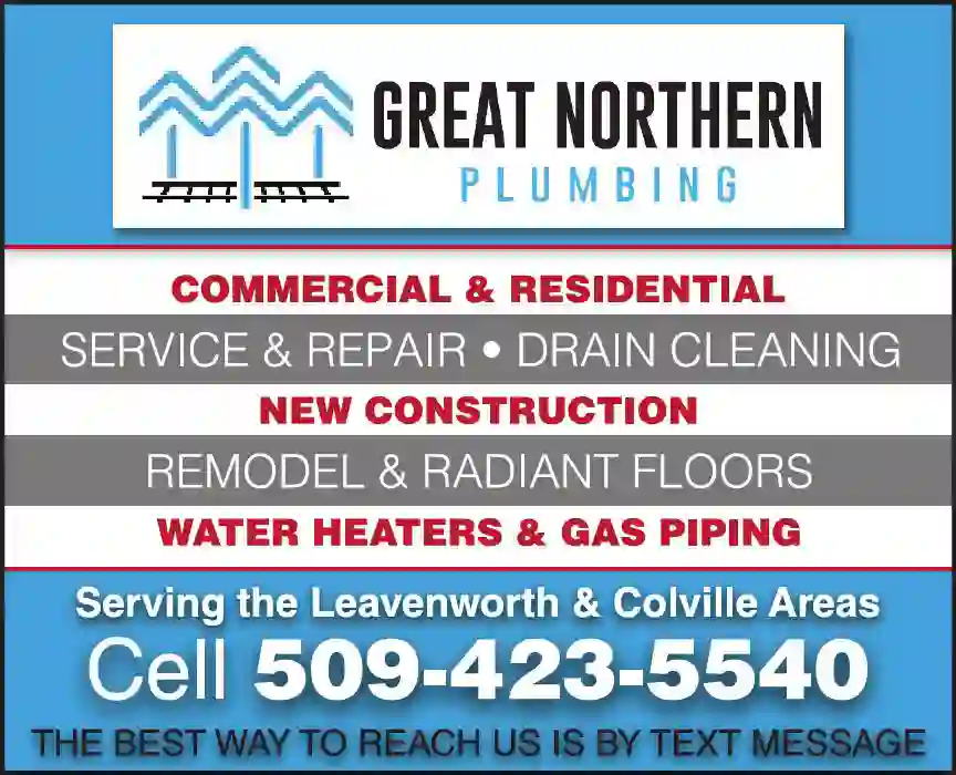 Plumbing Contractors print ad for Great Northern Plumbing Service