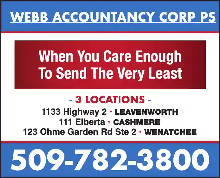 Accountants/Certified Public Accountants print ad for Webb Accountancy Corp PS