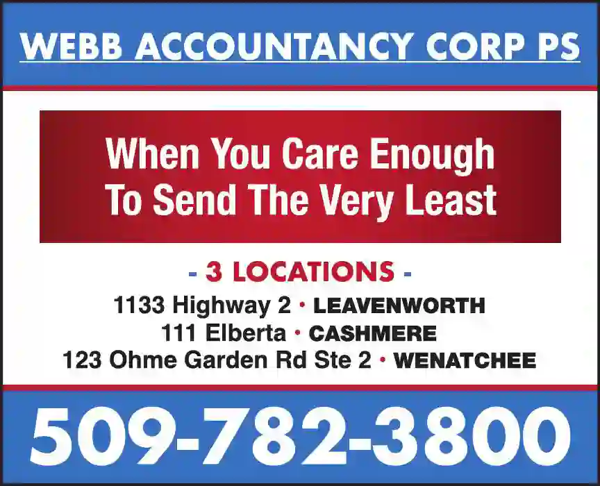 Tax Return Preparation print ad for Webb Accountancy Corp PS
