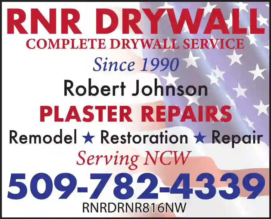 Drywall Contractors print ad for RNR Drywall