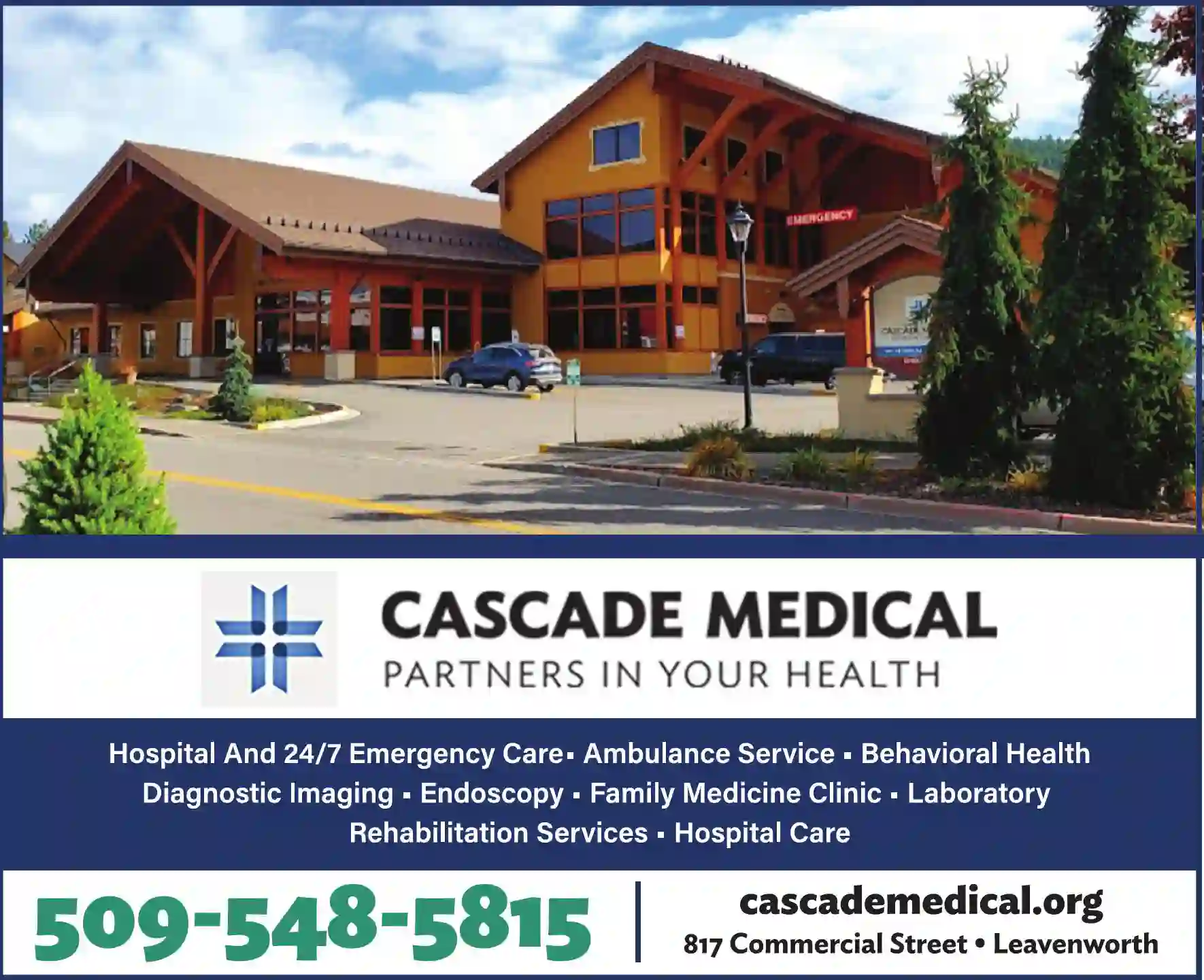 Hospitals print ad for Cascade Medical