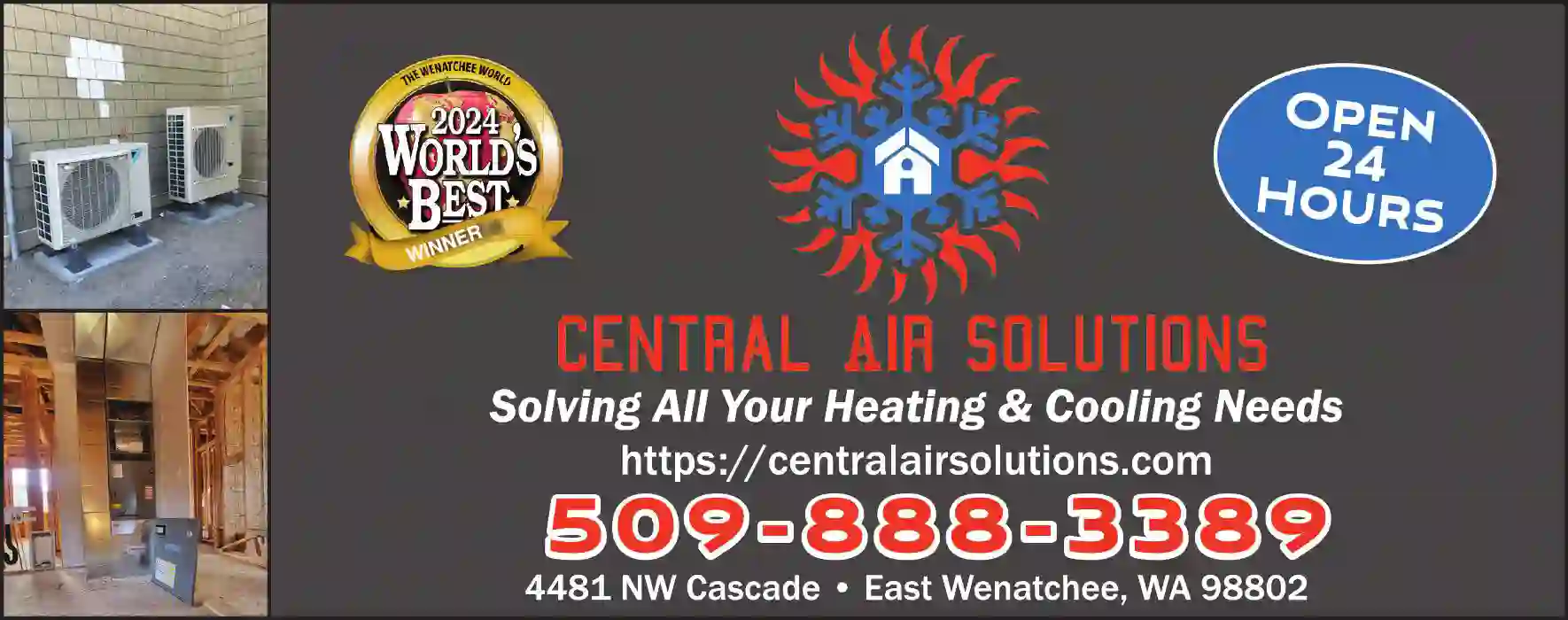 Air Conditioning - Contractors print ad for Central Air Solutions
