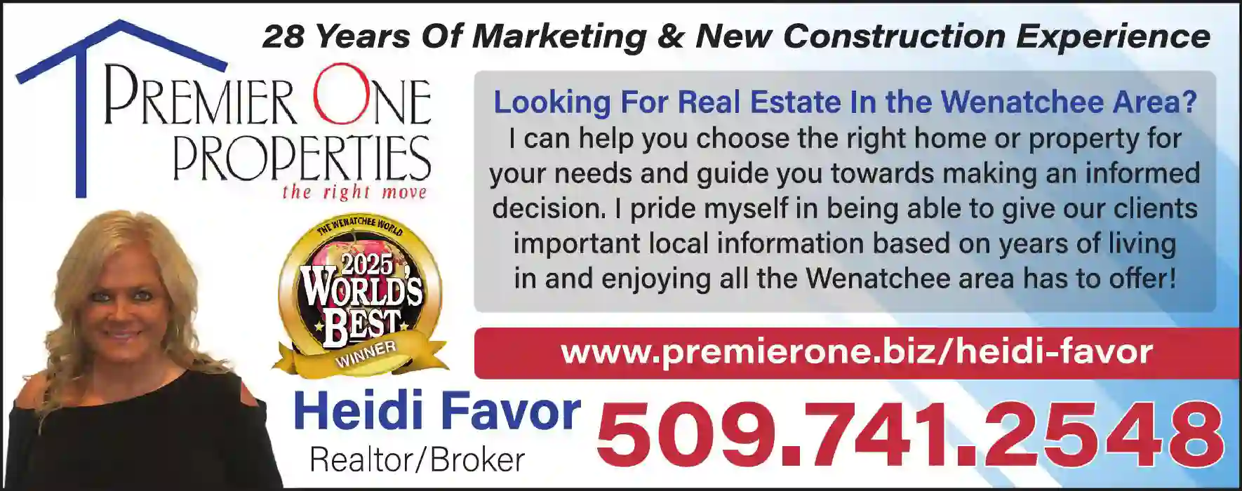 Real Estate print ad for Heidi Favor - Realtor/Broker