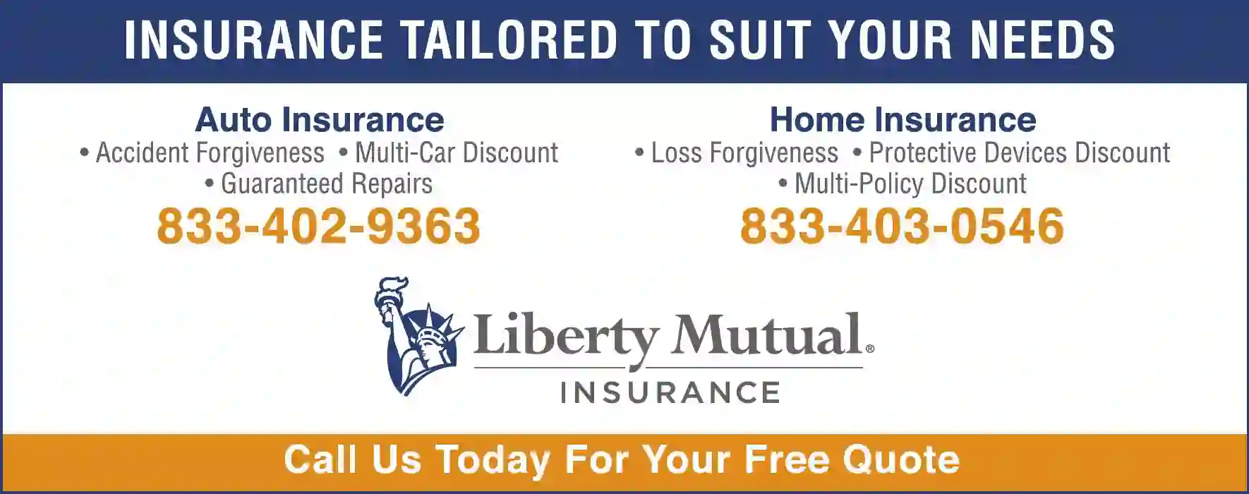 Insurance print ad for Liberty Mutual Insurance