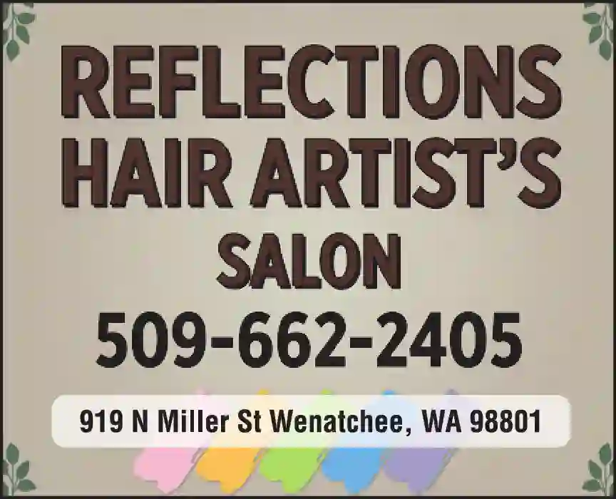 Hair Cutting & Styling print ad for Reflections Hair Artist's Salon