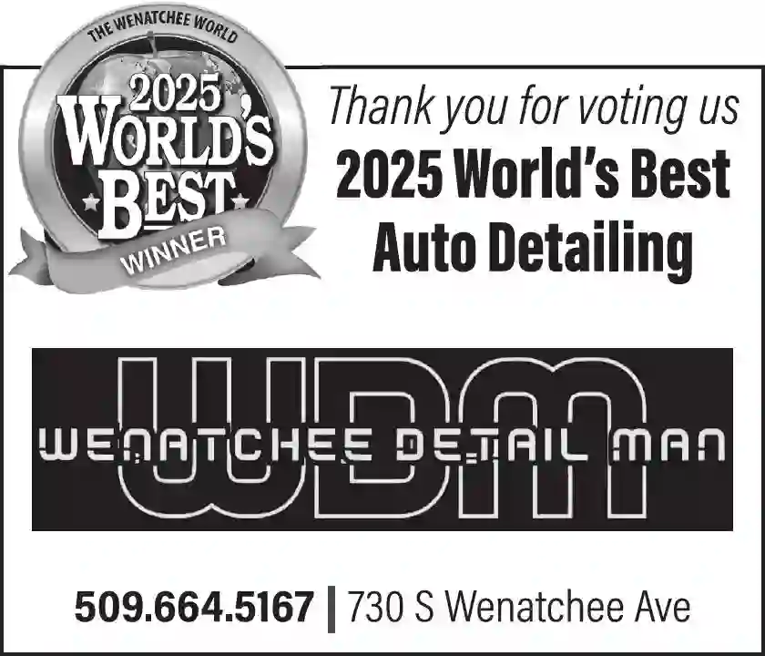Specialty - Community Pages print ad for Wenatchee Detail Man