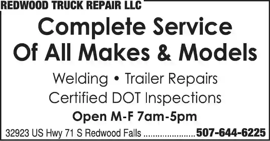 Truck - Repair & Service print ad for Redwood Truck Repair LLC