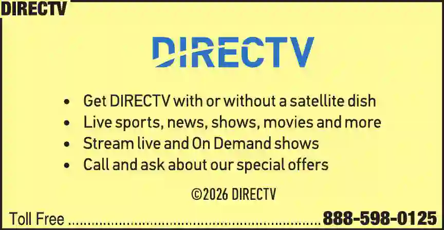 Internet Service Providers print ad for DirecTV