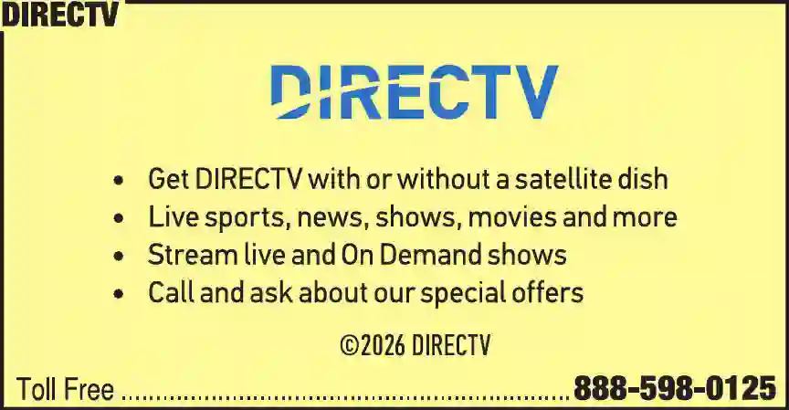 Satellite Equipment & Systems print ad for DirecTV