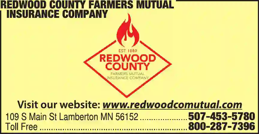 Insurance print ad for Redwood County Farmers Mutual Insurance Company
