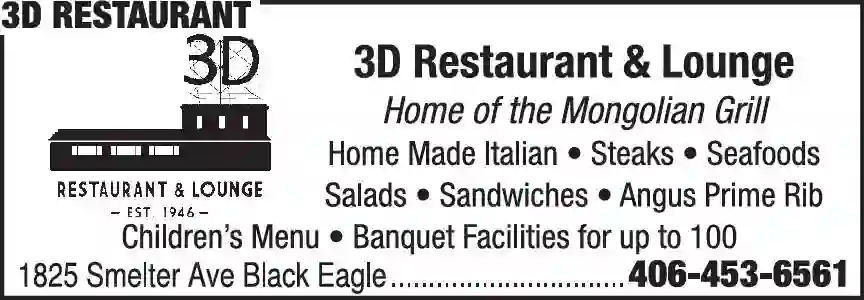 Restaurants print ad for 3D Restaurant