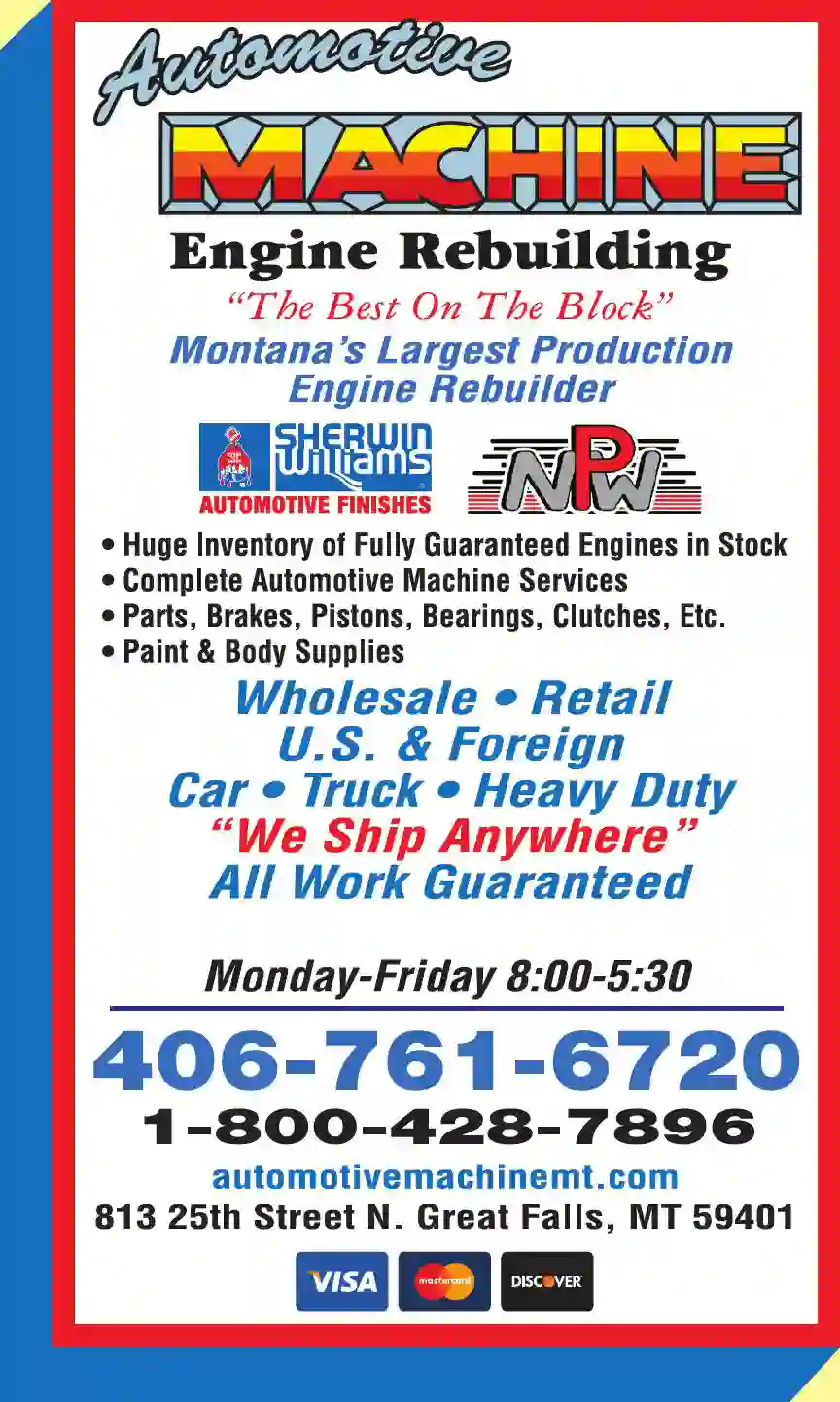Auto Parts & Supplies - New print ad for Automotive Machine Inc