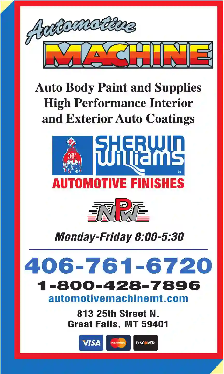 Auto Body Shop Equipment & Supplies print ad for Automotive Machine Inc