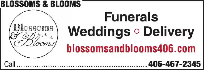 Florists - Retail print ad for Blossoms & Blooms