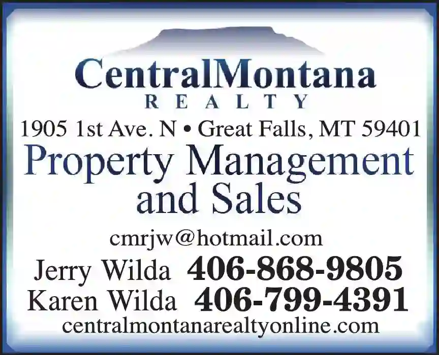 Real Estate print ad for Central Montana Realty - Jerry Wilda