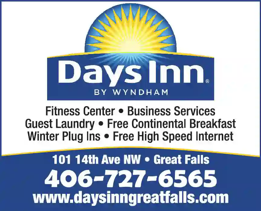 Hotels & Other Accommodations print ad for Days Inn Of Great Falls