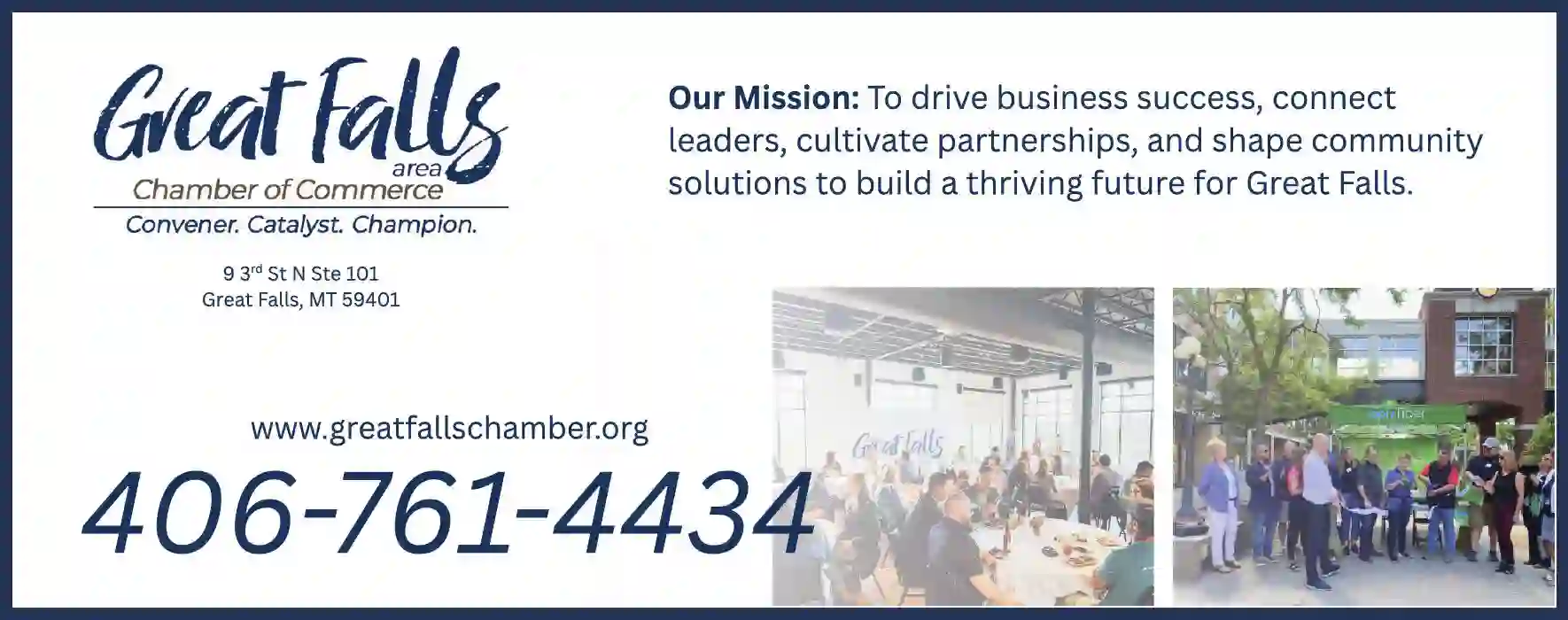 Chambers of Commerce print ad for Great Falls Area Chamber Of Commerce