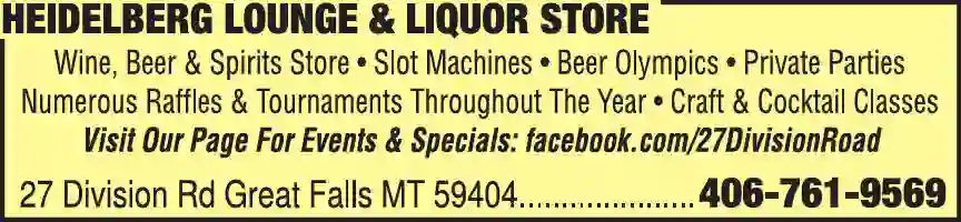 Bars print ad for Heidelberg Lounge & Liquor Store