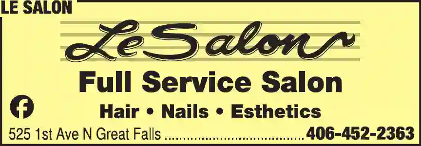 Beauty Salons & Services print ad for Le Salon