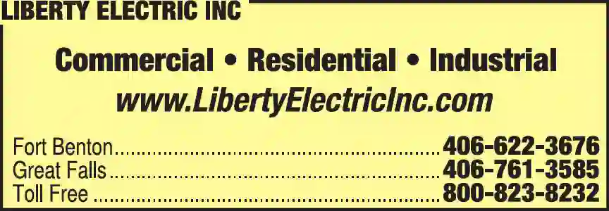 Electric Contractors print ad for Liberty Electric Inc