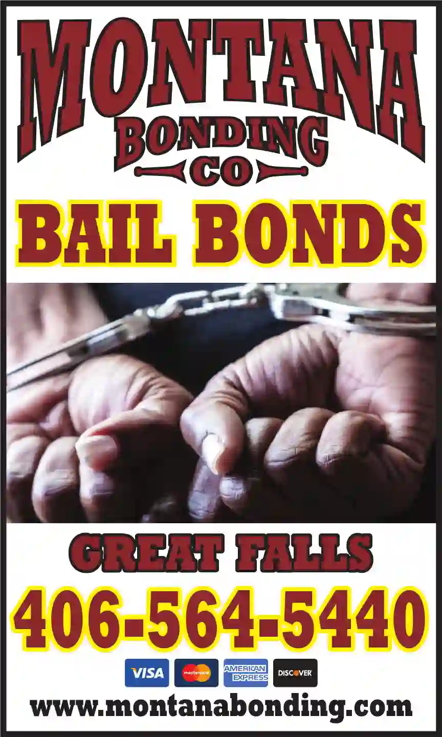 Bail Bonds print ad for Montana Bonding Co