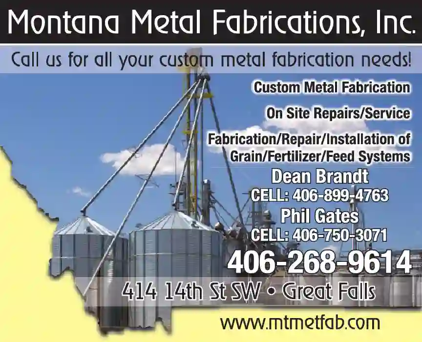 Steel Fabricators print ad for Montana Metal Fabrications Inc