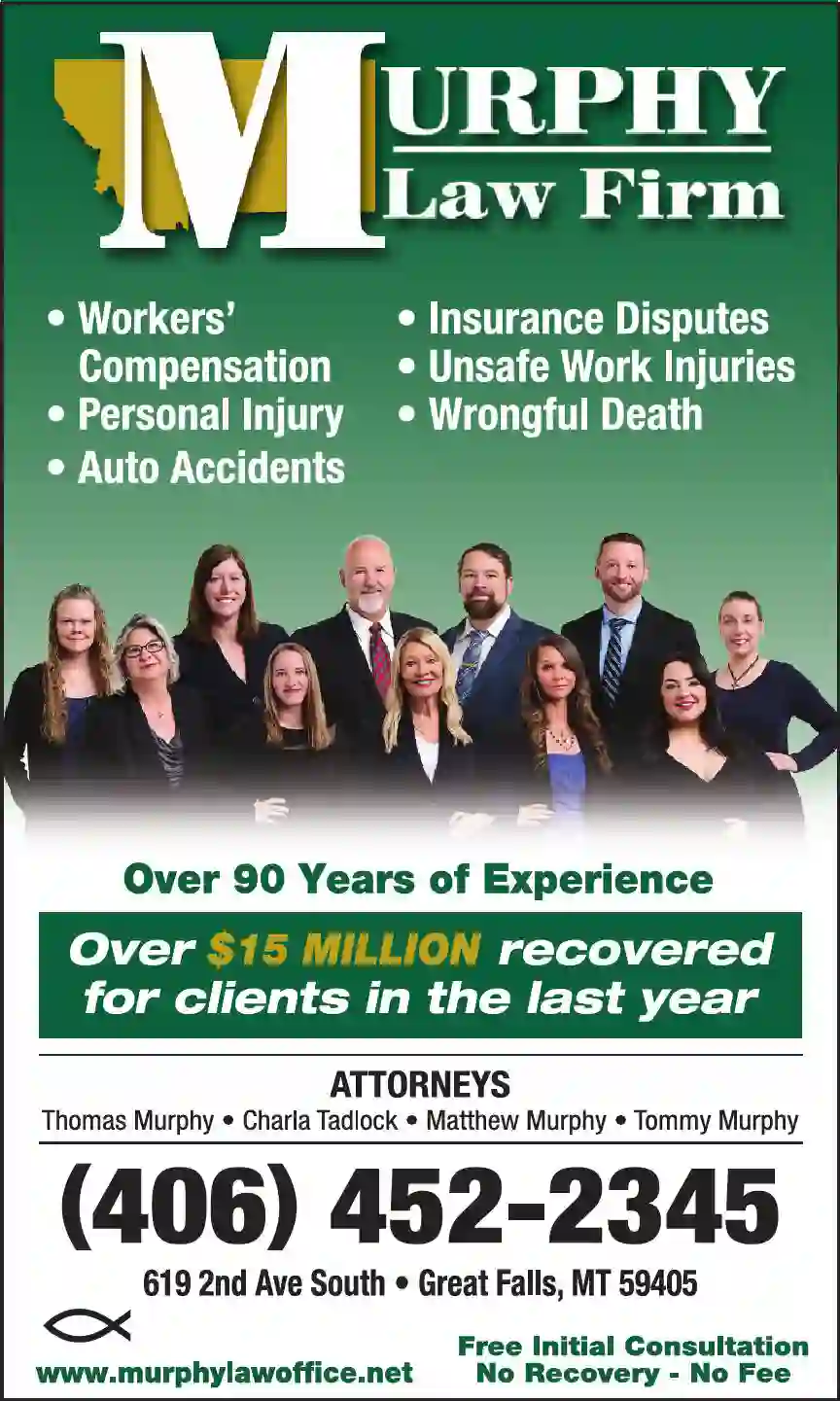 Attorneys - Accidents - Personal Injury - Property Damage print ad for Murphy Law Firm