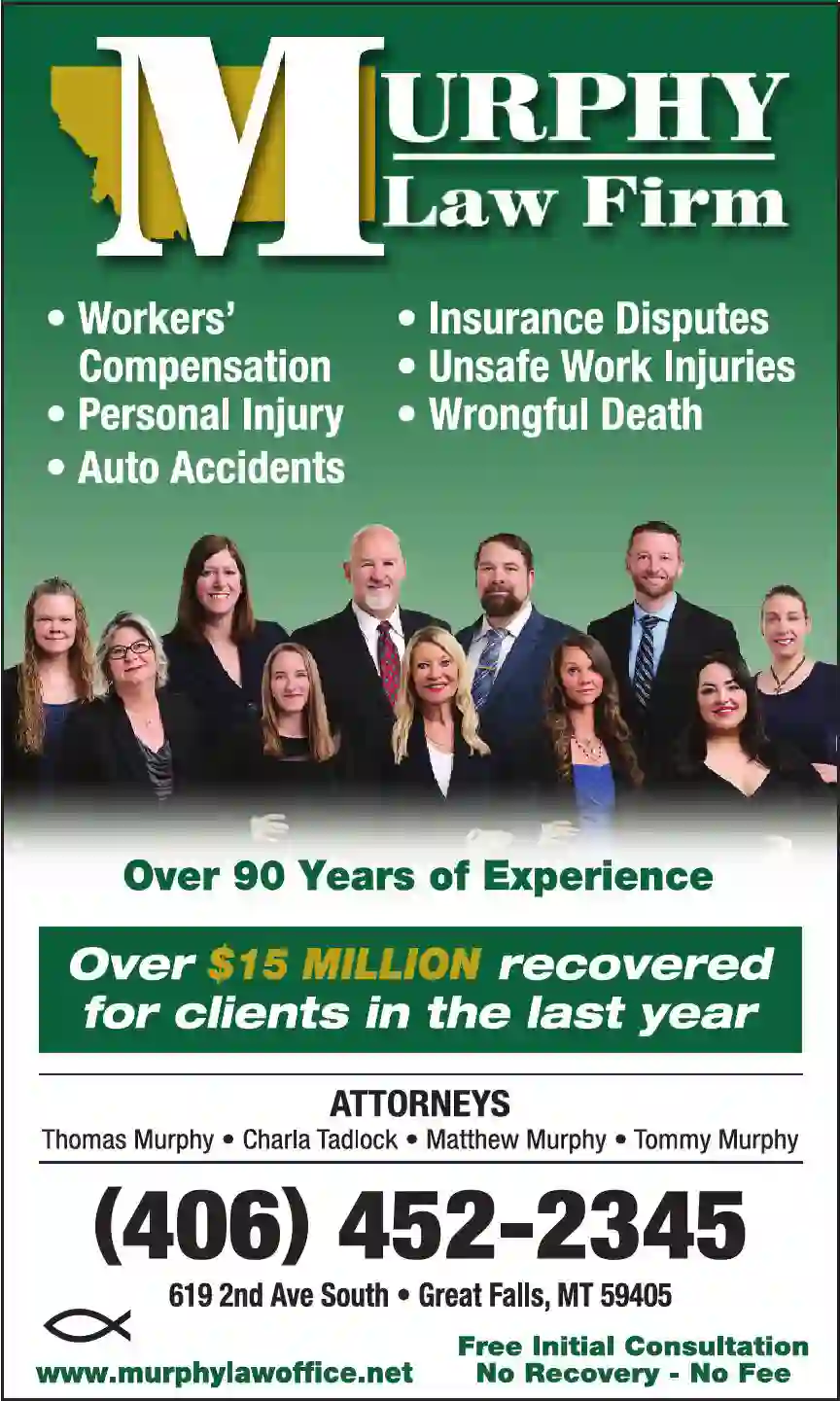 Attorneys - Workers Compensation print ad for Murphy Law Firm