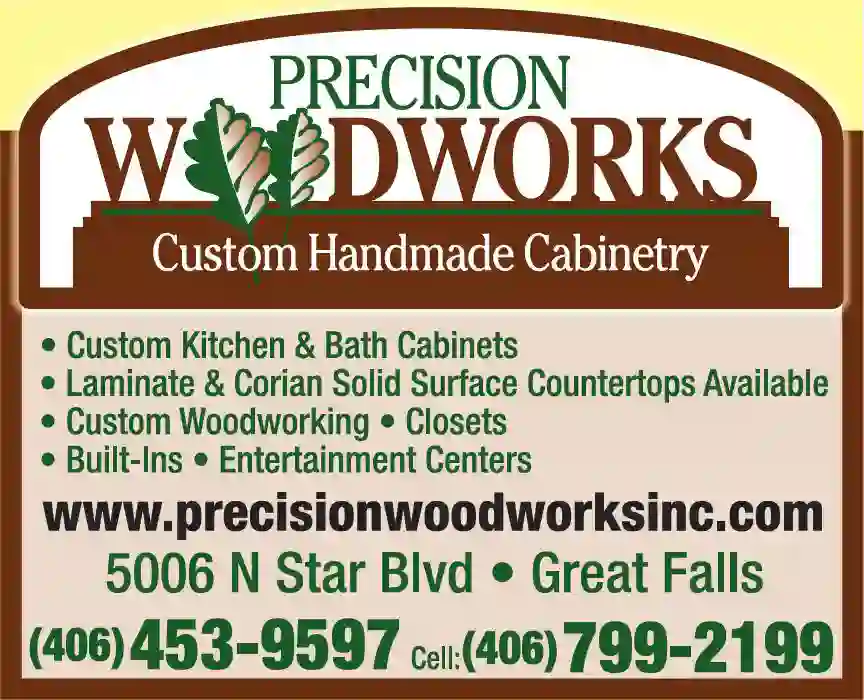 Cabinets & Cabinet Makers print ad for Precision Woodworks Inc