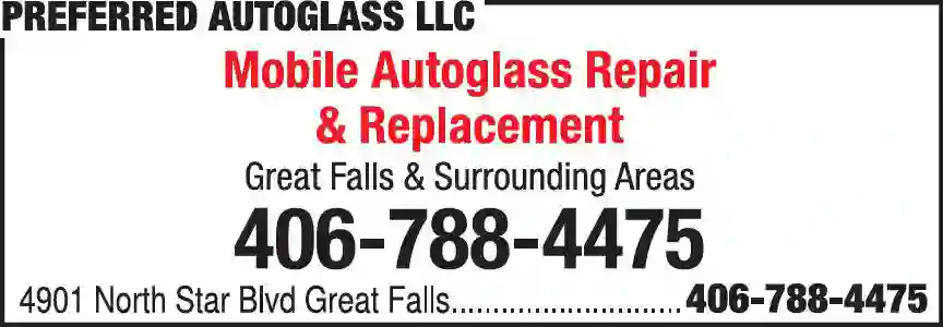 Glass - Auto, Plate, Window print ad for Preferred Autoglass LLC