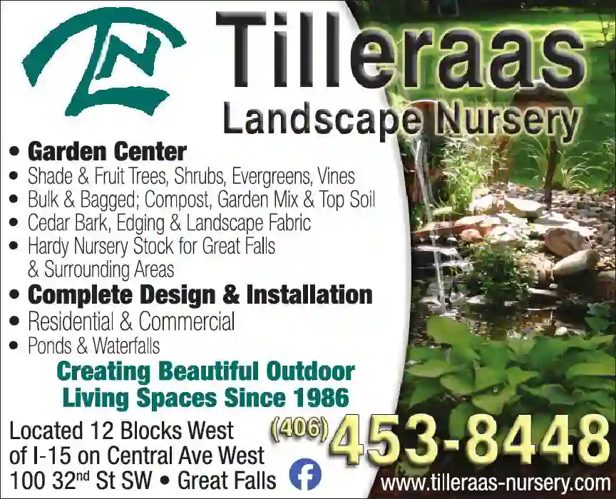 Garden Centers print ad for Tilleraas Landscape Nursery