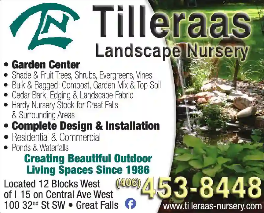 Nurseries - Plants, Trees, Etc - Retail print ad for Tilleraas Landscape Nursery
