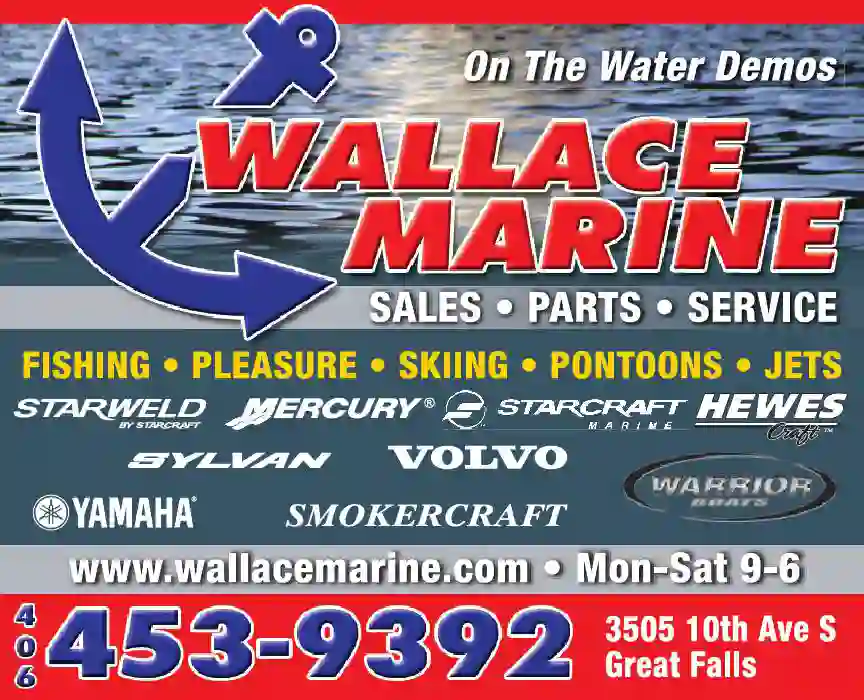Boat Dealers Equipment & Supplies print ad for Wallace Marine